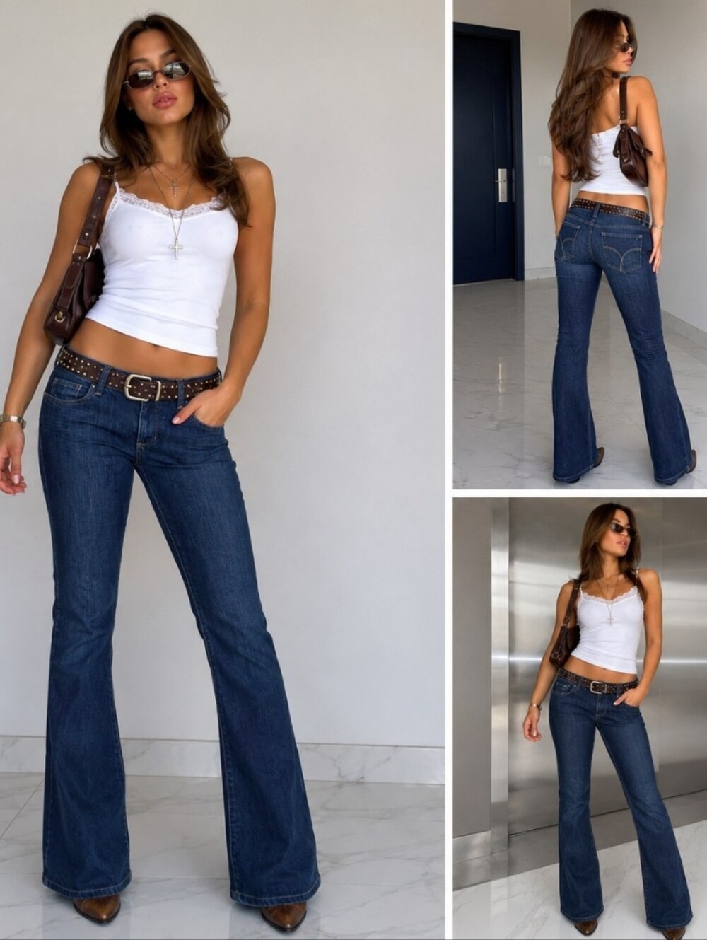 Joe's Jeans Y2K Low Rise Bootcut Flare Jeans Dark Wash Denim 2000s Girl Vintage